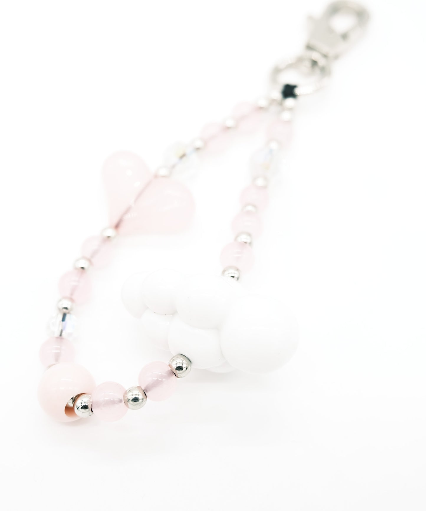 pink hurt keychain