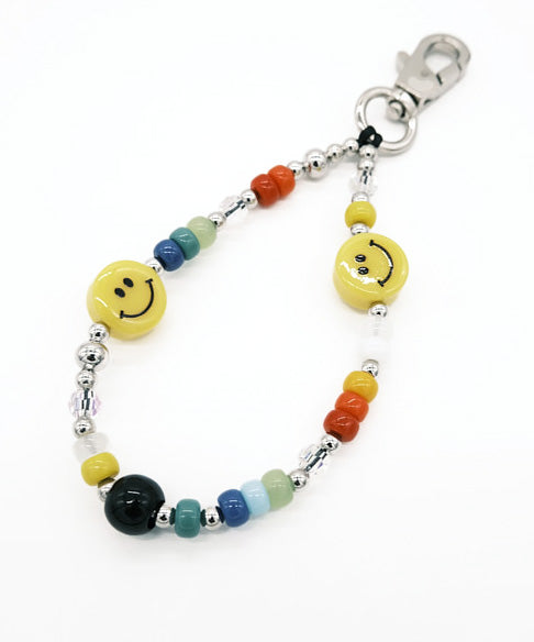 Smile keychain (イエロー)