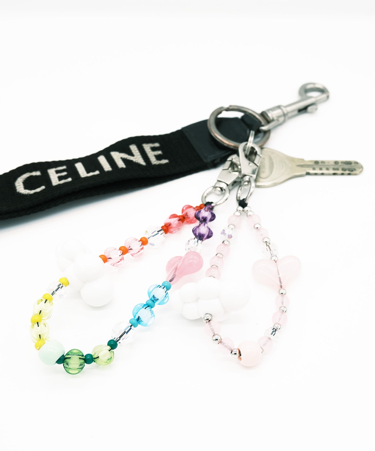 pink hurt keychain